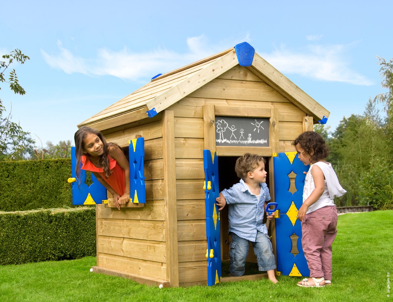 childrens garden wooden playhouse